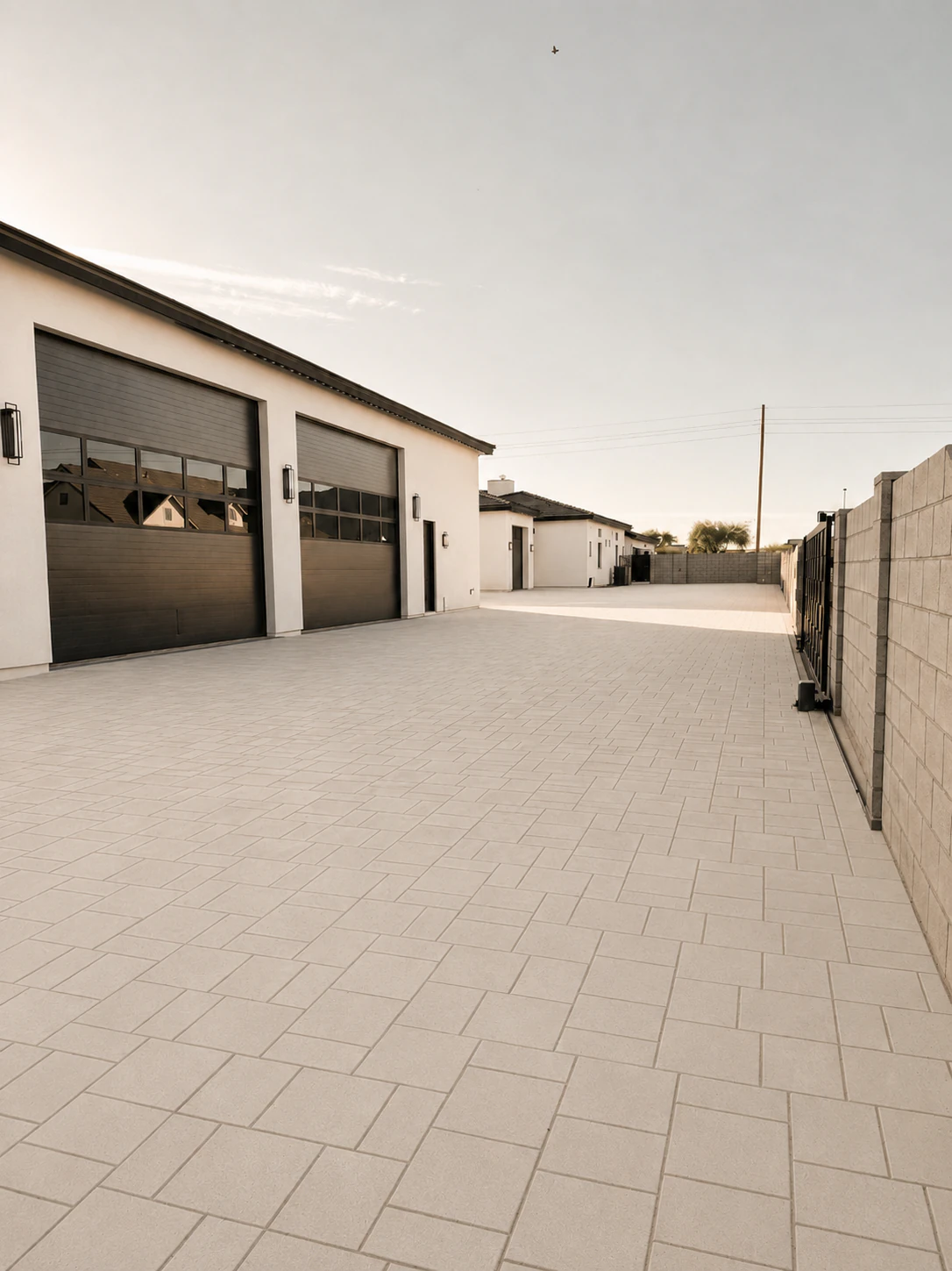 Gated Paver Motor Court
